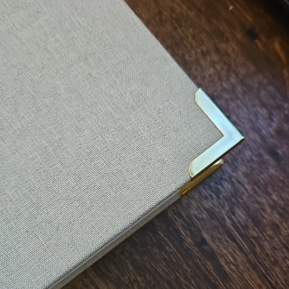 New Elegant Sage Wedding Planner with Gold Accents